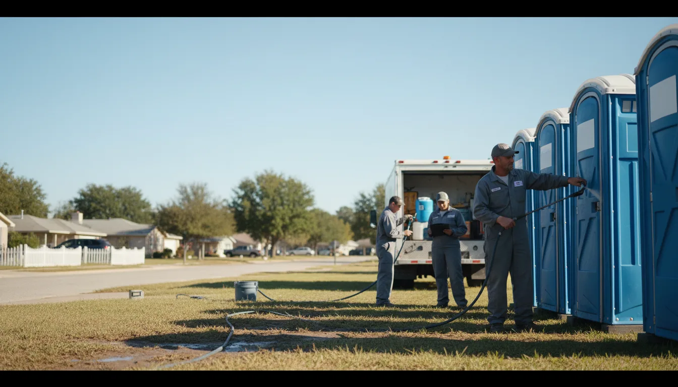 Long-Term Portable Toilet Rental in Newcastle, TX near me
